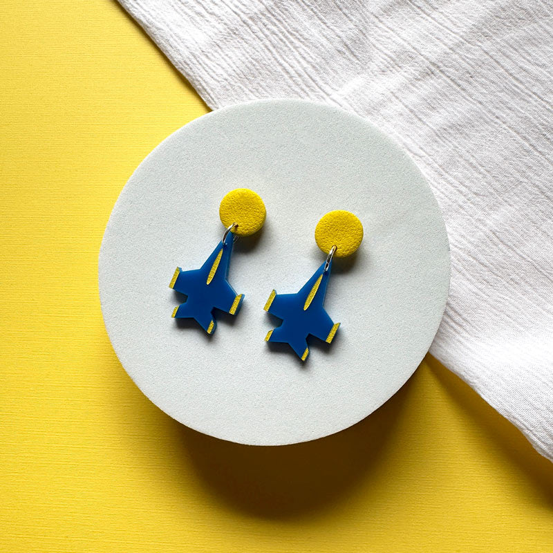 Officially Licensed Small Blue Angel Dangle – The Crafted Makerie