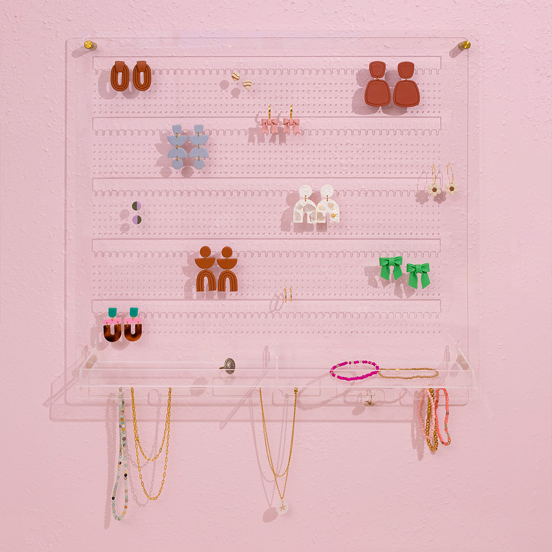 Wall-Mounted Jewelry Stand – The Crafted Makerie